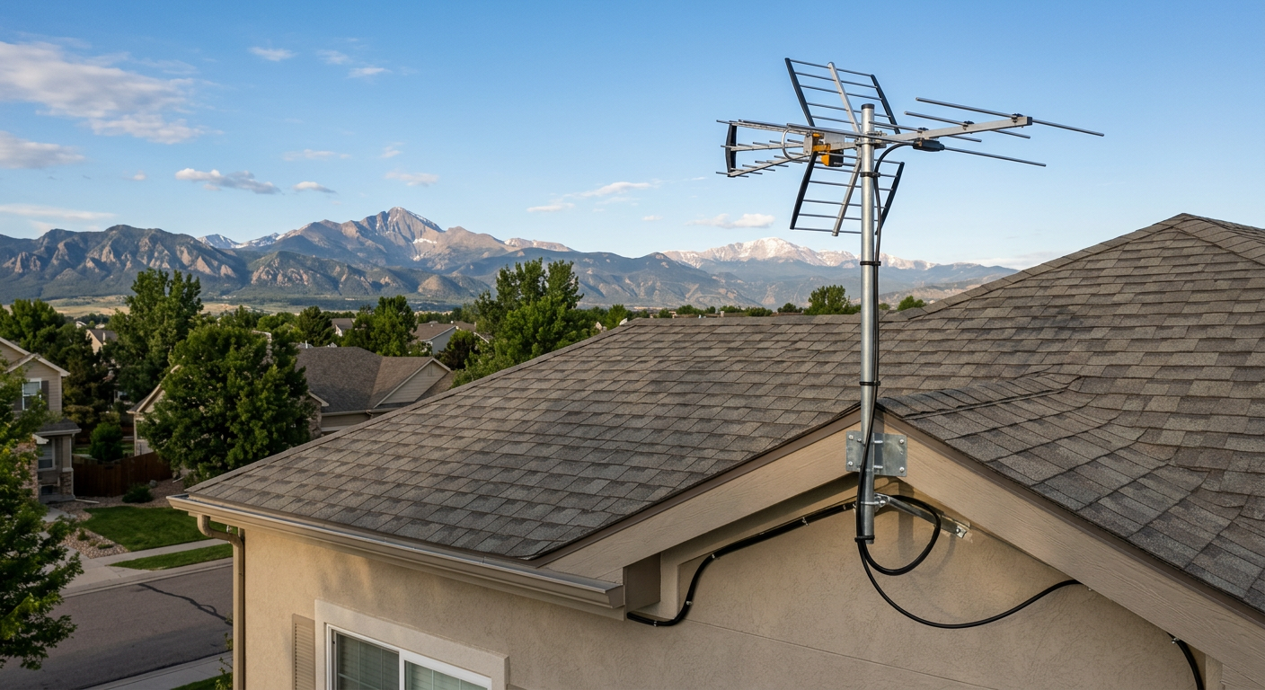 TV Antenna Installation project in Loveland, CO